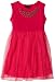 Secret Charm Girls 2-6x Scoop Neck Mesh Dress With Trim