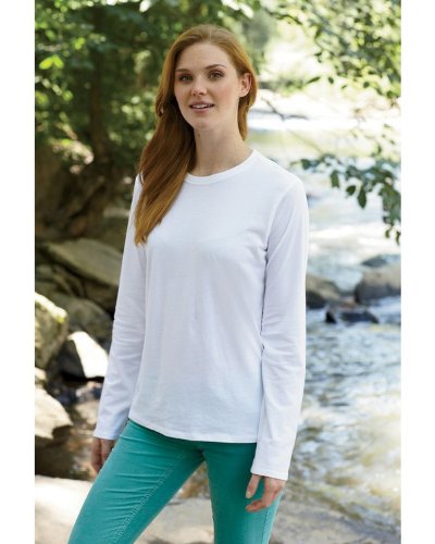 Econscious EC3500 Ladies Cotton Long Sleeve T Shirt.