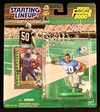 BARRY SANDERS / DETROIT LIONS 1999-2000 NFL Starting Lineup Action Figure & Exclusive NFL Collector Trading Card