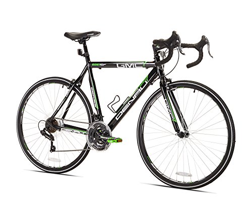 Gmc denali road bike, 700c, black/green, large/63.5cm frame