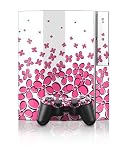 Playstation 3 Skins and Matching (Ps3) Controller Daisy Field - Pink