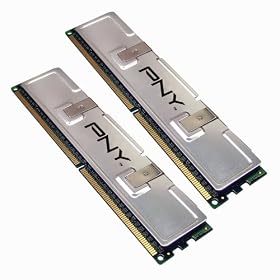 PNY OPTIMA 2GB (2x1GB) Dual Channel Kit DDR2 533 MHz PC2-4200  Desktop DIMM Memory Modules... by 