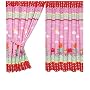 Character World Peppa Pig Polka Dot Curtains with Tie Backs, 72 Inch
