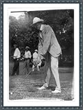 Historic Print (L): [Tuckerman swinging at golf ball, Washington, D.C., area]