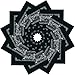 CD Bandana |100% Cotton, 12-Pack Bandanas for Women, Men, Dozen Novelty Headband (Black)