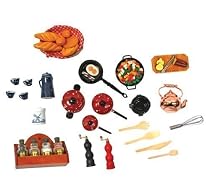 Melissa & Doug Deluxe Doll-House Kitchen Accessories