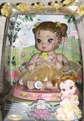 Childrens Toyshop  Toys : Disney Princess Porcelain Doll ~ Belle