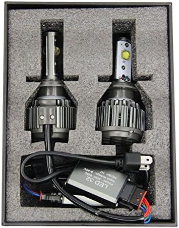 6000K Set Cree LED Headlight 60W 80W 2 Bulbs 9005 9145 9006 H4 H7 H11 Round