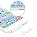 PortPlugs - iPhone 6, 6s Dust Plug - (Set of 5) UniPlugs Allow Easy Access to One Port While Remaining Securely Attached - Protects iPhone from Dust, Dirt & Pocket Lint (White)