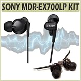 Sony MDR-EX700LP Earbud Style Black Headphones Outfit