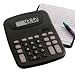 Mitaki-Japan&Acirc;&reg; Big Display Desktop Calculator BLACK &amp; GREY CALCULATOR