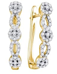0.50CTW DIAMOND FASHION HOOPS