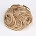 Rosette Hair 100% Human Hair Scrunchie Hair Bun Extension Donut Hair Chignons Curly Messy Up Do Hair piece