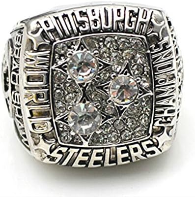 1978 Super Bowl Replica Pittsburgh Steelers Championship Ring Size 11