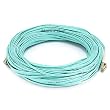 10Gb Fiber Optic Cable, LC/LC, Multi Mode, Duplex - 40 Meter (50/125 Type) - Aqua