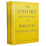 the oxford encyclopedia of biblical interpretation oxford encyclopedias of the bible