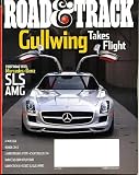 Road & Track July 2010 Mercedes-Benz SLS AMG Gullwing on Cover, Lexus LFA, Honda CR-Z, Lamborghini LP570-4 Superleggera, BMW 550i Gran Turismo, Sam Posey & His 300 SL Gullwing, Subaru WRX STI Special Edition, Nascar: Back to the Future