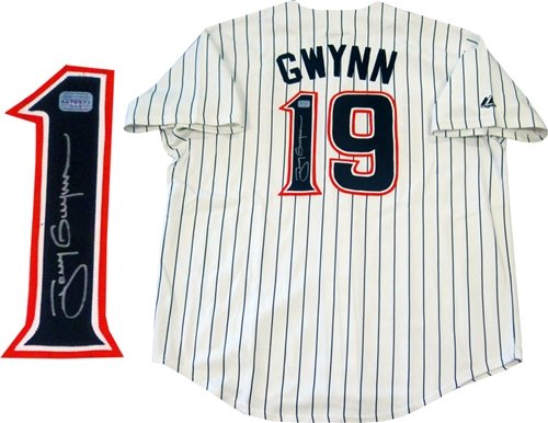 Tony Gwynn Autographed/Hand Signed San Diego Padres Authentic Jersey