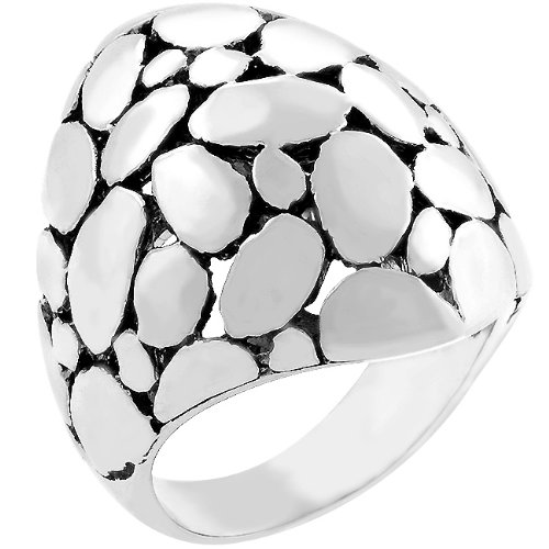 Cobblestone Silver Fashion Ring (Size 5,6,7,8,9,10) 51zbOilefSL Cobblestone Silver Fashion Ring (Size 5,6,7,8,9,10)