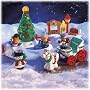 Little People Tree Lighting in Discovery Park Playset
