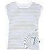 Ladies TARDIS Swirl Doctor Who T Shirt from BBC Worldwide, White/Off White (Large)