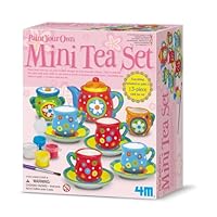 Toysmith 4M Paint Your Own Mini Tea Set #3511