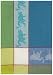 Waffle Weave 100% Cotton Frog Aqua Blue Dishtowel 18" X 28" Set / 6