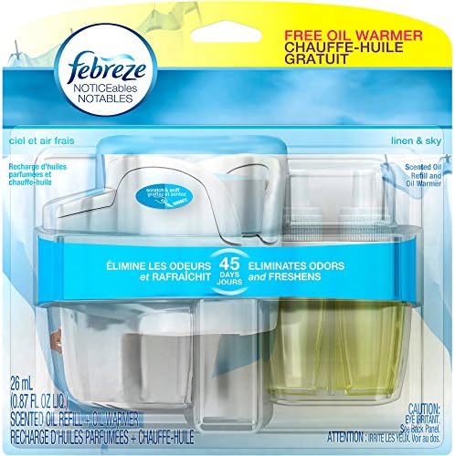 Febreze NOTICEables Linen &amp; Sky Scented Oil Air Freshener Kit