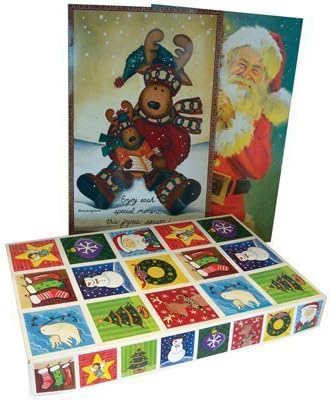 3-Pack Assorted Holiday Gift Boxes Large by partyexpo