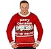 Christmas Vacation 'Sh!*ter was Full!' Holiday Sweater in Red By Festified