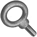 Jergens 18504 Shoulder Eye Bolt with Mill Finish, C-1030 Forged Steel, 1/2"-13 Thread, 2100 lbs Capacity