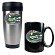 Florida Gators NCAA Stainless Travel Tumbler And Ceramic Mug Set by Great American Products