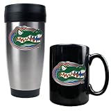 Florida Gators NCAA Stainless Travel Tumbler And Ceramic Mug Set