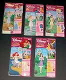 Disney Princesses Magnetic Dolls Dress Up Game 5-Pack (Sleeping Beauty, Belle, Ariel, Cinderella & Snow White)
