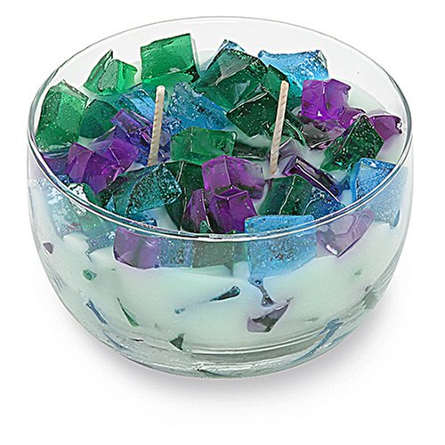 Primal Elements Color Bowl Candle, Facets Of The Sea, 12-Ounce Jar