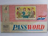 Password Vintage 1963 Game: With Bonus Milton Bradley Color Brochure