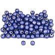 100 Purple Round Ball Miracle Beads Jewelry Beading 4mm