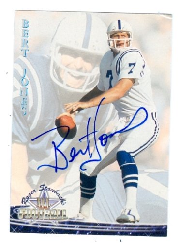 Bert Jones Autographed/Hand Signed Football Card (Baltimore Colts) 1994 TWBC football card #5