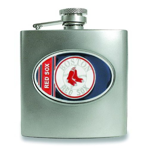 MLB Boston Red Sox Stainless Steel Hip Flask 6oz