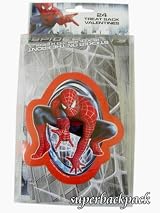 Marvel Spider-Man 3 Pack of 24 Treat Sack Valentines