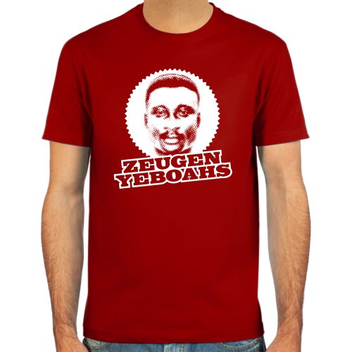 T-Shirt Anthony “Tony” Yeboah ::: Farbauswahl: skyblue, sand, deepred, schwarz, oliv oder navy ::: Fußball-Kult