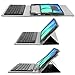 Infiland Samsung Galaxy Tab A 8.0 Keyboard Case Cover - Slim Fit SmartBook Stand Case with Magnetically Detachable Wireless Bluetooth Keyboard for Tab A 8-Inch SM-T350 Tablet (2015 New Version), Black