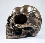 Impressionnant Sculpture Bronze Alien Skull par la clinique Conception