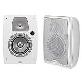  : JBL Northridge N26AW II Weather-Resistant Bookshelf Speakers, Pair (Off-White)