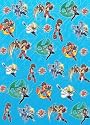 Bakugan Battle Brawlers Wrapping Paper with Gift Tags - Pack of 2