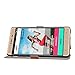 BLU Energy X2 case, KuGi ® BLU Energy X 2 case - BW style High quality ultra-thin PU Leather Case for BLU Energy X 2 smartphone (Brown)