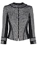 Modern Metallic Tweed Jacket