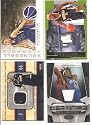 (4) CARD LOT of Authentic Game/Event/Player-Used NBA Basketball Cards . . . Featuring 2009 Topps Roundball Remanants Kevin Martin . . . 2008 UD MVP Jamaal Tinsley . . . 2002 Fleer Genuine Keith Van Horne . . . 2009 Panini Certified Jordan Hill Serial #581/599