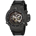 Invicta Men's Subaqua Collection Noma III Chronograph Black Ion-Plated and Rubber Watch #6043
