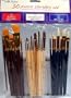 30 Fine Art Paint Brushes for Acrylic, Oil, Watercolors